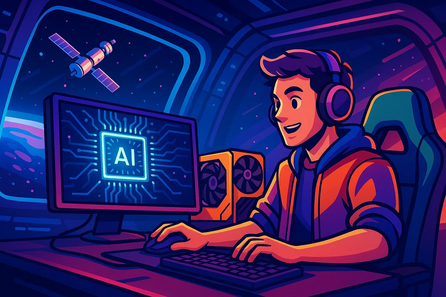 Startup Trained an AI Model in Space Using NVIDIA H100 GPU